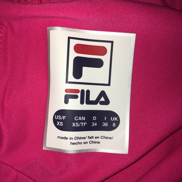 NWT Fila Tennis Ball Short Raspberry Rose Pink XS - Picture 4 of 5